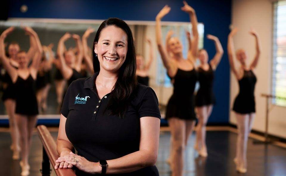 Stacey Morgan at her dance studio in Port Macquarie. Photo: supplied