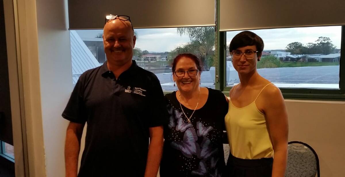 James Carley, Kathryn Butler and Nicole Larkin in Port Macquarie. PHOTO: Kathryn Butler