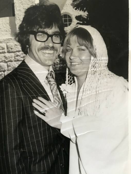 Dennis and Juta on their wedding day in1973. Photo: supplied