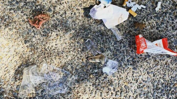  Typical: Litter found during a recent Coastal Warriors clean up. Photo: Coastal Warriors