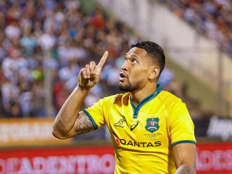 IN THE SPOTLIGHT: Israel Folau has been banned from rugby union.