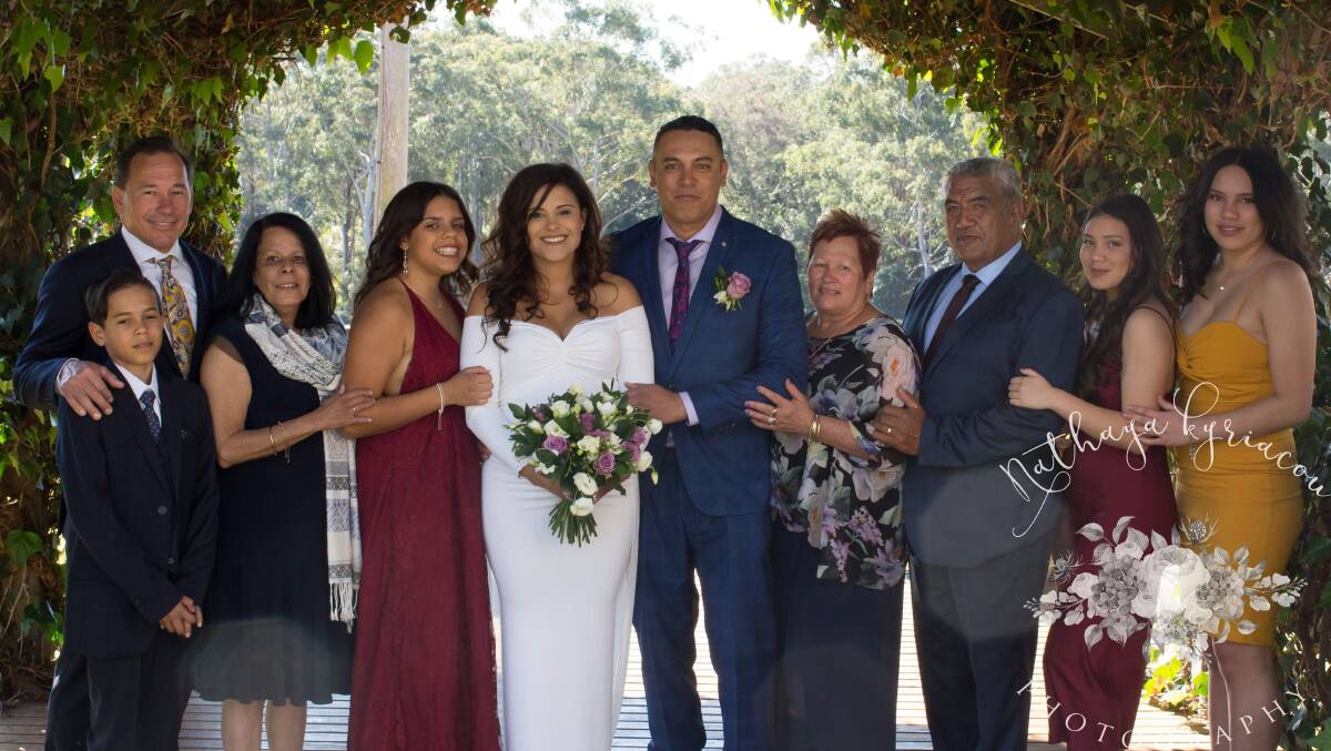 Kristal and Kevin married at the Little Fish Cafe in August 2018. Photo: supplied