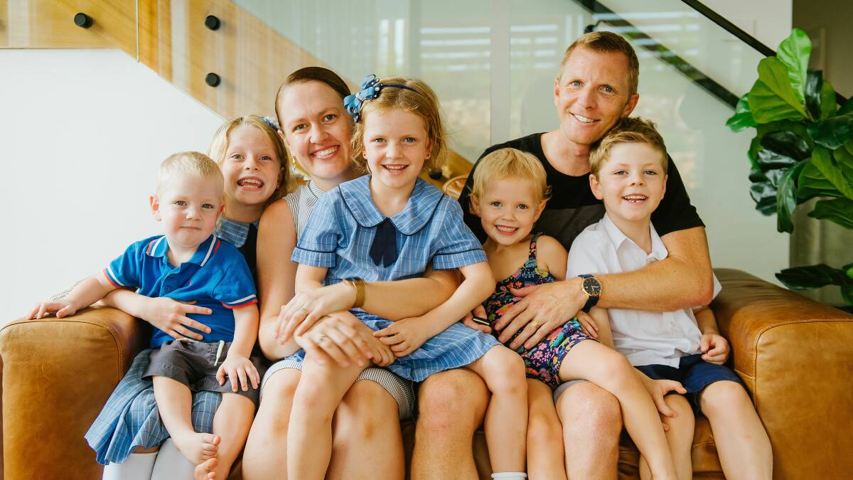 FAMILY AFFAIR: The beautiful Van Dijk family. 