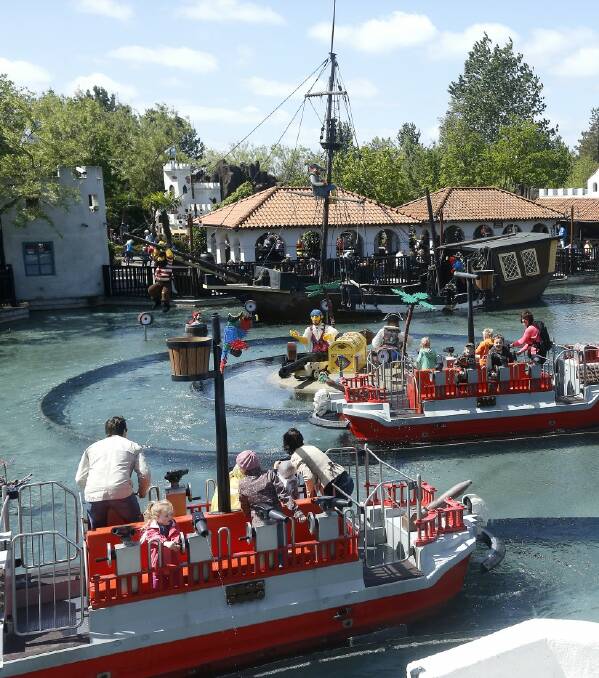 Avast me hearties: Pirate Island in Legoland.