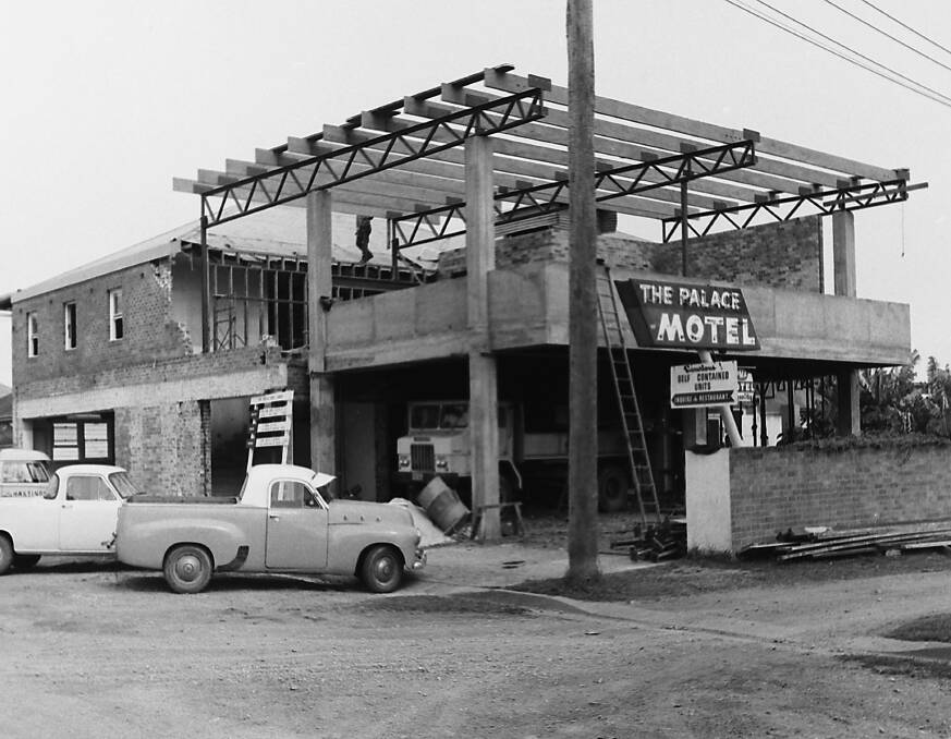 Upgrade: The former Palace Motel in Hay Street undergoing conversion to council’s new chambers, 1968.