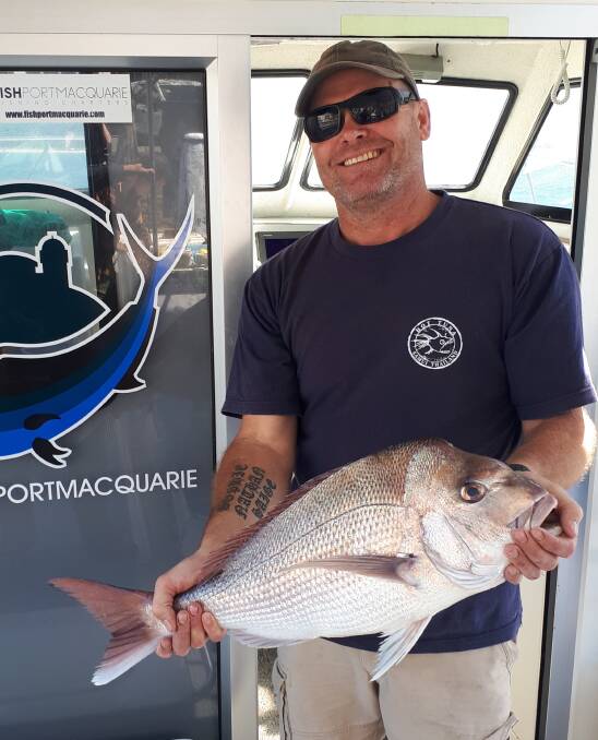 Worth the trip: Our Berkley Pic of the Week is Greg from Maitland, who recently scored this nice snapper during a trip out with Fish Port Macquarie Charters.