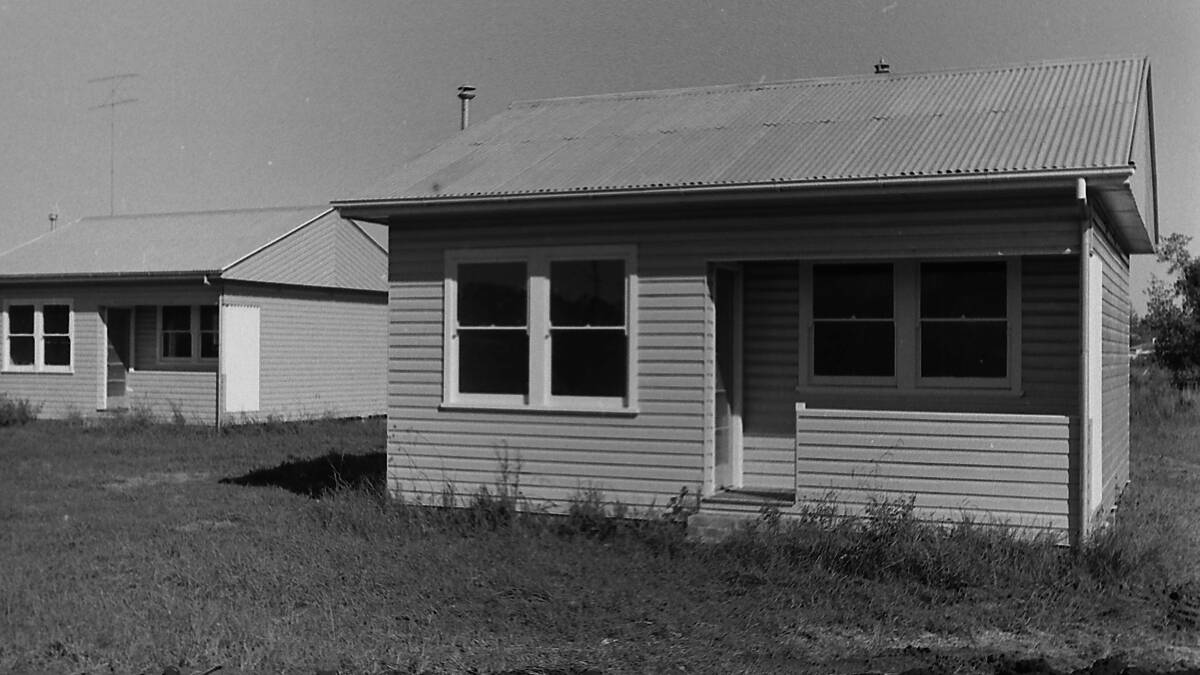 Cheap rent: New homes for the aged built by Rotary in Burrawan Street, Port Macquarie,1963. Photos supplied by Port Macquarie Museum.