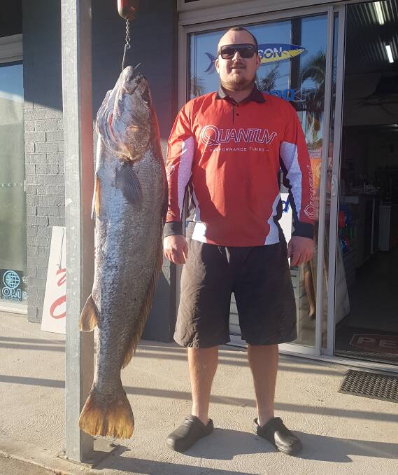 Man sized: Our Berkley Pic of the Week is John Ford with this terrific 25.05 kilogram mulloway he recently caught off the south breakwall on a large soft plastic.