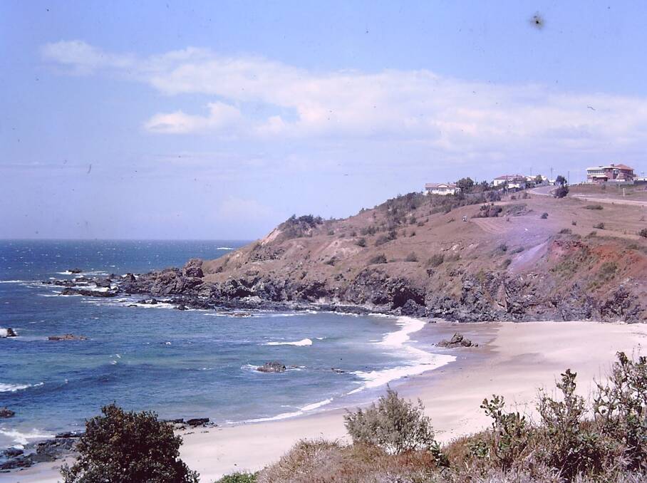 Times have changed: Overlooking Oxley Beach and Windmill Hill, circa 1960s. Photo: supplied