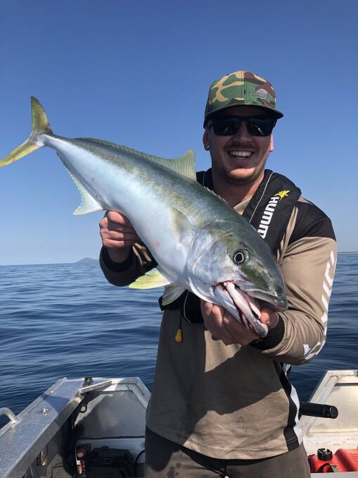 It's good to be the king: Our Berkley Pic of the Week is Stuart McIntosh with a terrific lure-caught kingfish from offshore just north of Port Macquarie.