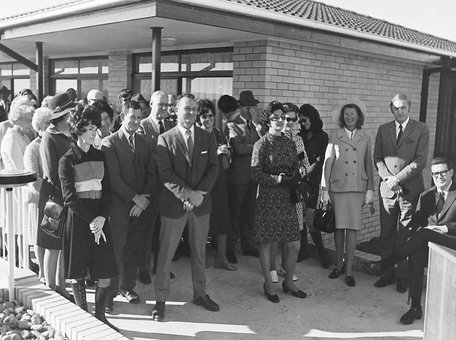 Some of those members of the local community who attended the Clifton Rest Home opening, 1971.