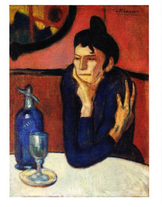 The Absinthe Drinker: Picasso's love of controversial beverage absinthe was the subject of many of his paintings - the most famous is this one. 