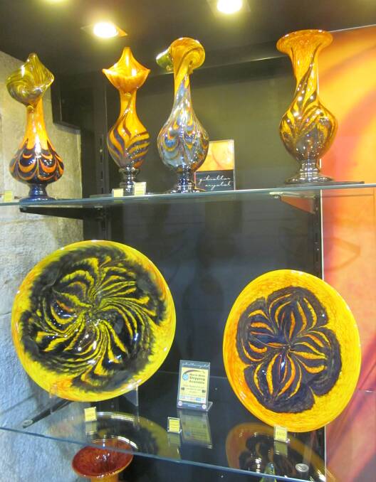 
Gibraltar's great redeeming feature: The stunning souvenirs at the glass blowing factory.