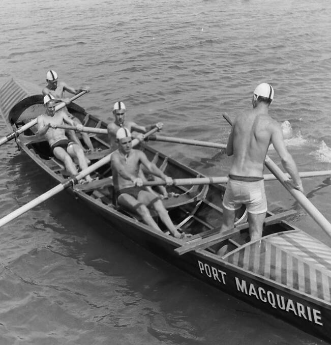 Sad news: Members of the Port Macquarie Surf Club, 1963. Tragically, not all of them made it home safely from the Australian Surf Championships that year.