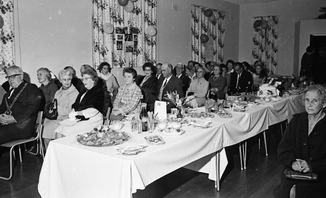 Guests at he Port Macquarie CWAs International Night, 1971.