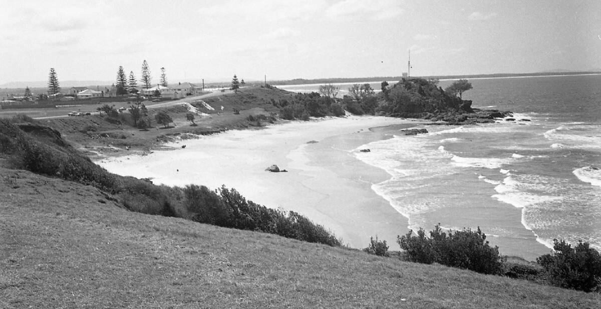 Tidal pool site?: Overlooking Oxley Beach, 1971. Photos: supplied by Port Macquarie Museum.