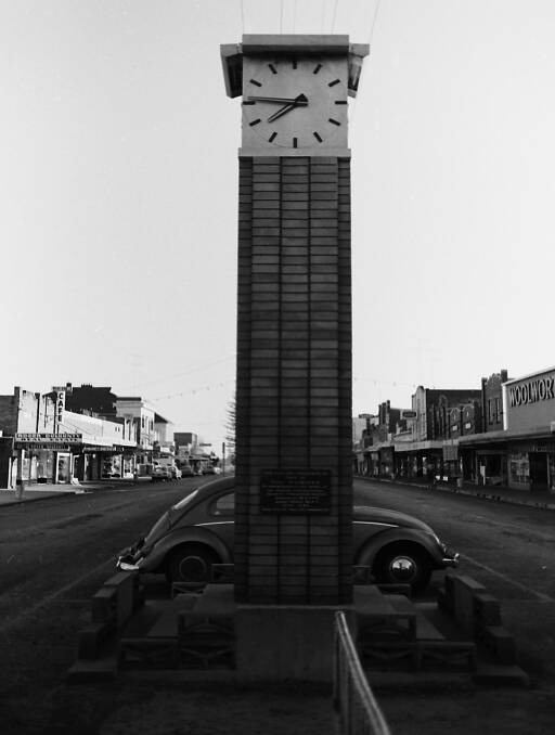 Town clock: The WASPS (Women’s Agricultural Security Production Service), raised money during the war to be put towards a town clock. This the clock circa 1968.