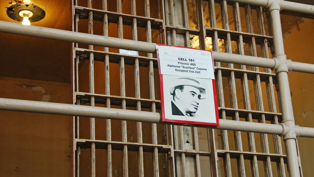 Alcatraz penitentiary draws in tourists with tales of infamous inmates ...
 Alcatraz Al Capone Escape