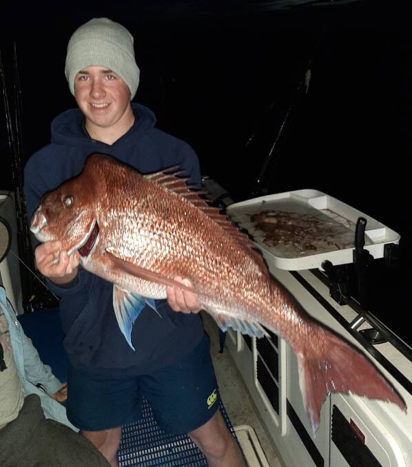 Our Berkley pic of the week is Will from Canberra with this terrific snapper he caught during a recent evening trip with Fish Port Macquarie.