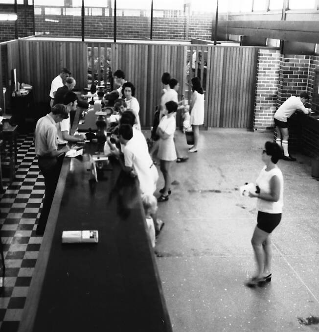 You've got mail: Interior view of Port Macquarie's new Post Office, 1970. 