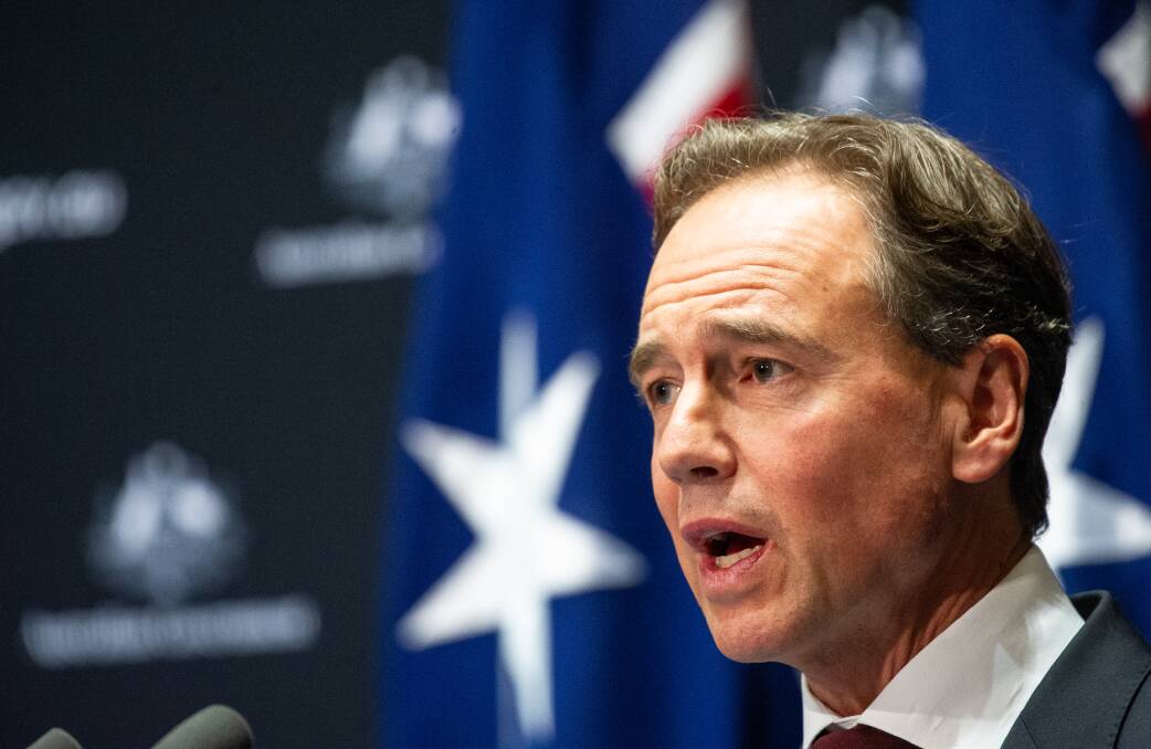 Health Minister Greg Hunt released a statement reassuring Australians on the safety of potential vaccines. Picture: Elesa Kurtz