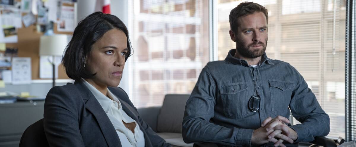 Michelle Rodriguez and Armie Hammer in Crisis. Picture: Universal Pictures