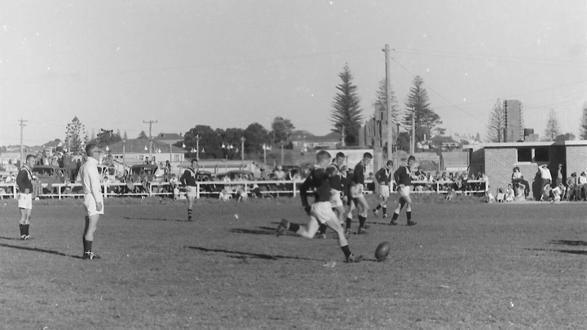 Football match Westport Park, 1962.