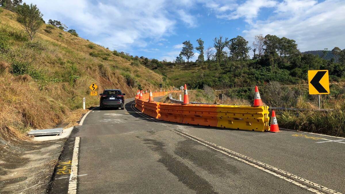 GOOD NEWS: The section is now open to single-lane traffic. Photo: supplied