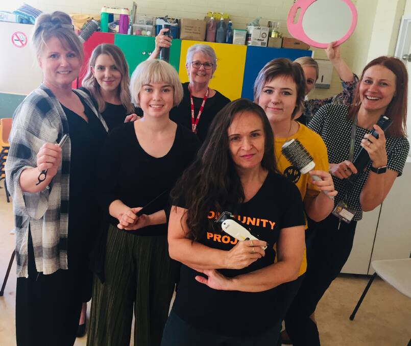 HELPING YOUTH: The Community Hair Project is pairing with local hairdressers, headspace Port Macquarie and the Mid North Coast Community College to help young people in Youth Week. PHOTO: Laura Telford.