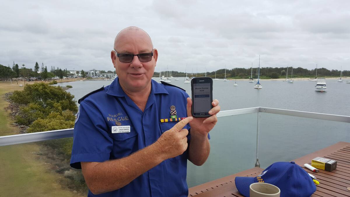 LOG ON: Marine Rescue want people to log on with them everytime boaties go out. 