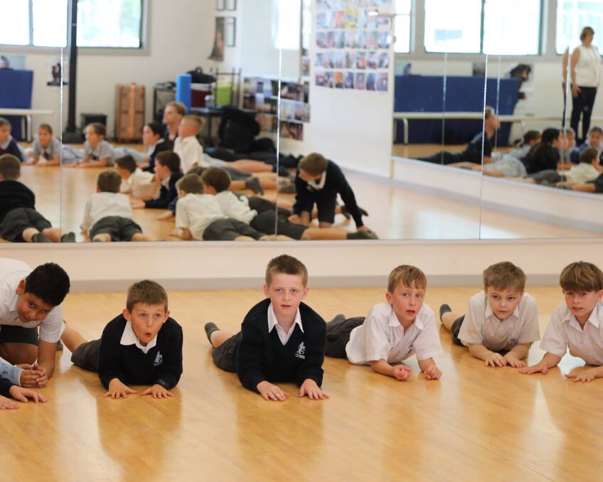 ALL IN: All students took part in The Australian Ballet workshops. Photo: St Columba Anglican School.