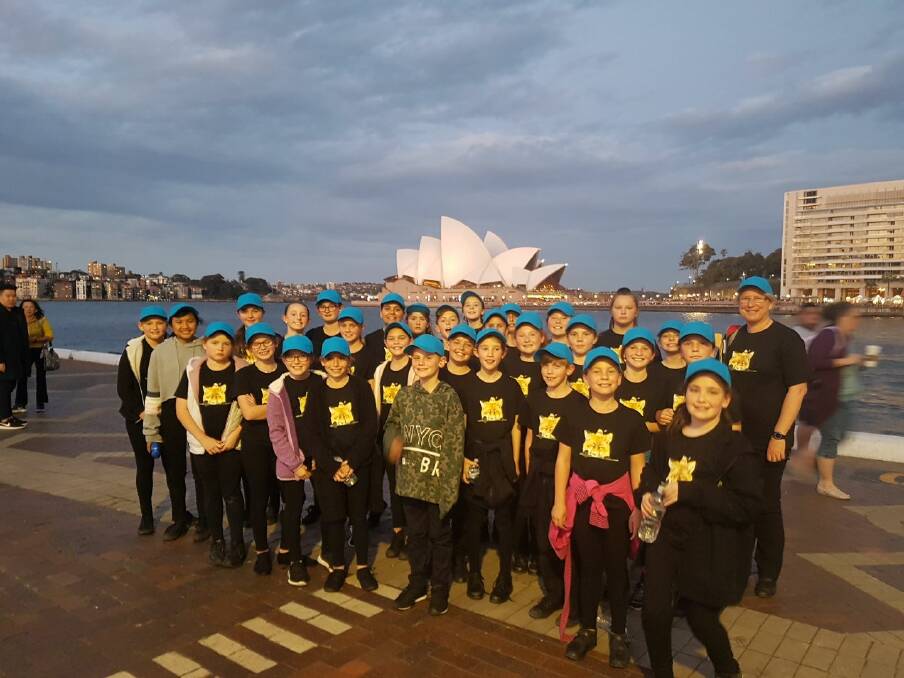 CELEBRATE: Westport Public students exploring Sydney.