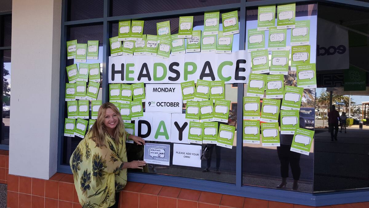 HEADSPACE DAY: Peta Pinson says that when shs isn't in a good Headspace she walks her dog Harry. Photo: Laura Telford