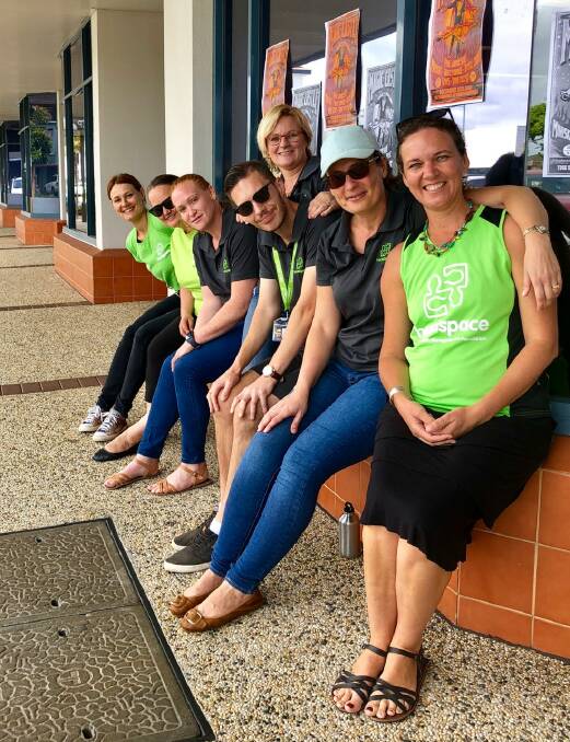 HELPING HAND: The green team of headspace Port Macquarie are always there to help young people.