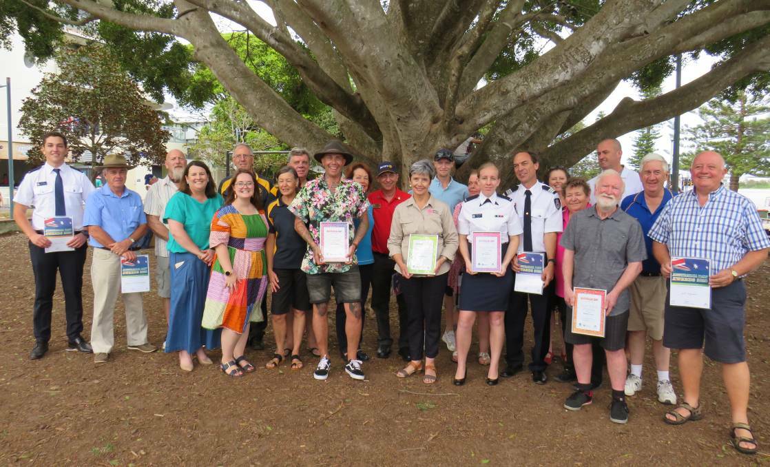 NOMINEES: All the nominee in the 2020 Port Macquarie-Hastings Council Australia Day awards. PHOTO: Liz Langdale. 