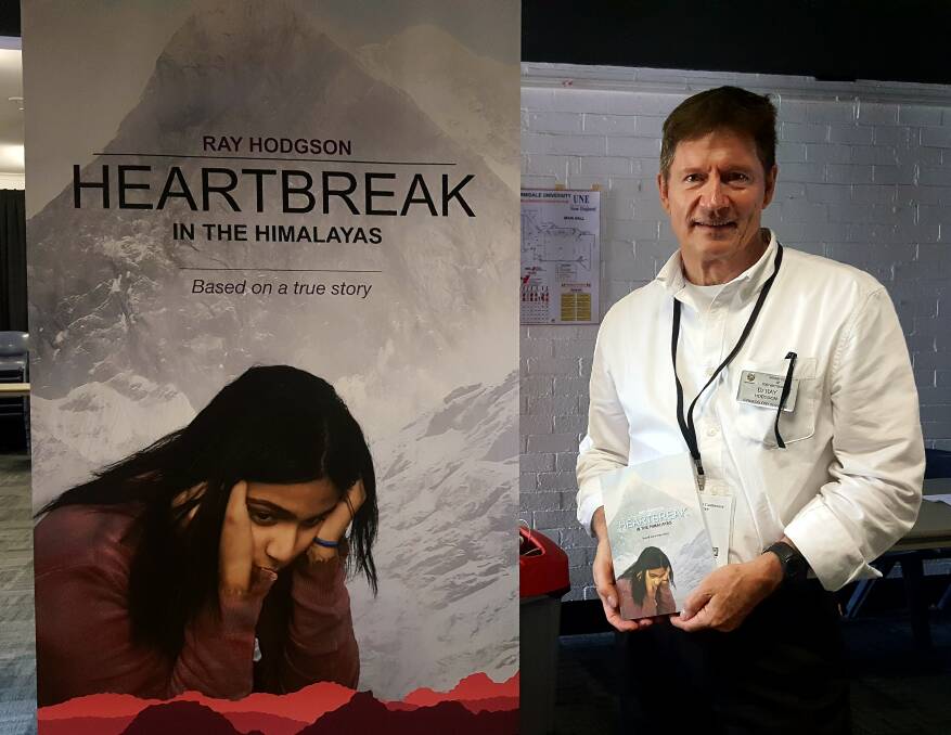 HEATBREAKING: Dr Ray launched his book to help raise funds to help build a women and children's hospital in Nepal. PHOTO: Laura telford.