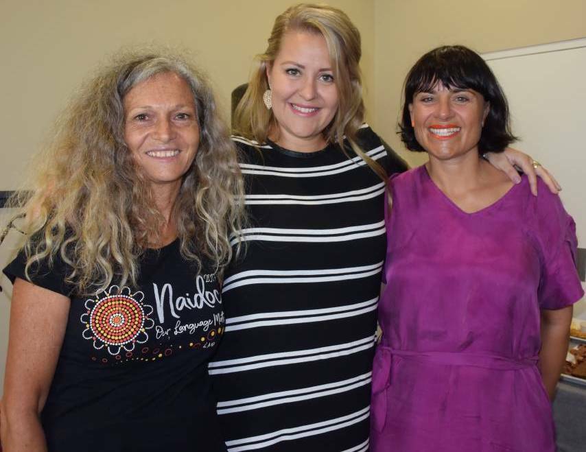 LIBRARY CHATS: The guest speakers in March were Rhonda Radley, Mandy Davidson and Jane Hillsdon who shared personal insights for International Women's Day.