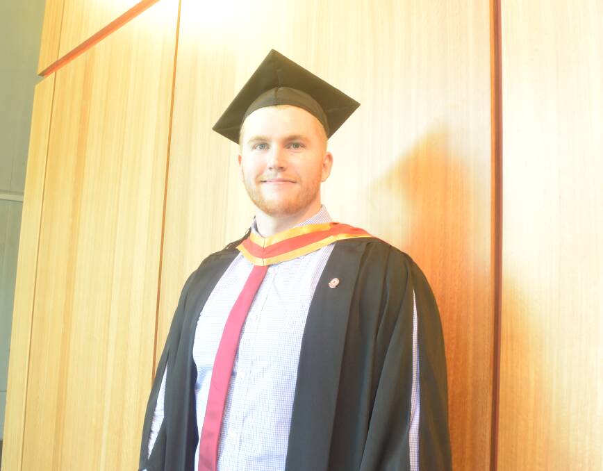 GRADUATE: Sam Ross is ready for whatever the future holds. PHOTO: Laura Telford.