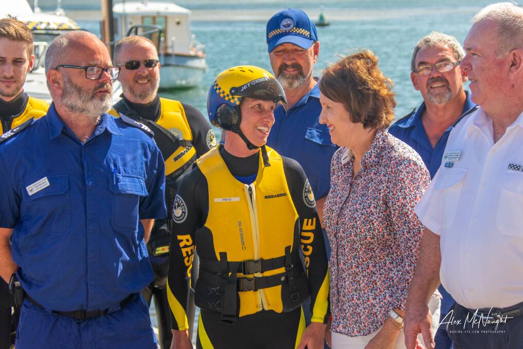 PHOTOS: Marine Rescue Port Macquarie Alex McNaught / Gary White.