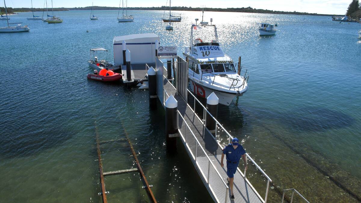 SLOW SEASON: Members of Marine Rescue Port Macquarie have had a quiet winter season.