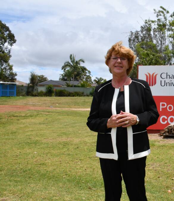 Heather Cavanagh at Charles Sturt University Port Macquarie.