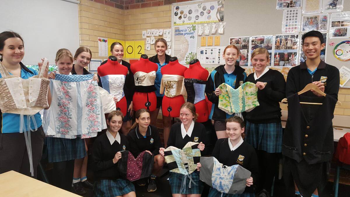 Tight fit: students' creations a nod to upcycling old clothes
