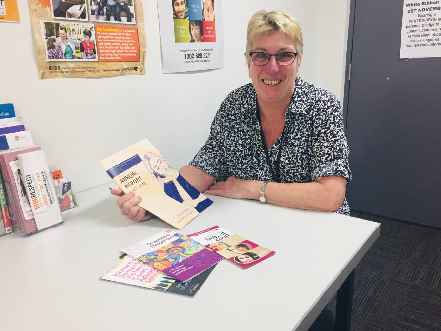 HELPING HAND: Sandra Sheridan is the coordinator of the Mid Coast Women's Domestic Violence Court Advocacy Service in Port Macquarie. Photo: Laura Telford.