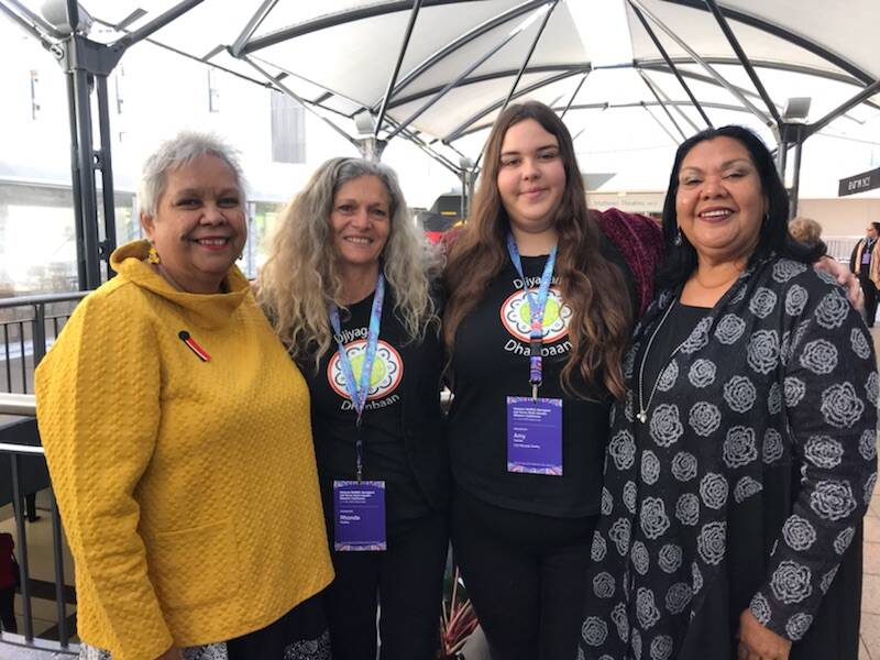 POWERFUL WOMEN: Social justice commissioner June Oscar, Rhonda Radley, Amy Davies and co-chair of the National Congress of First Nations People, Jackie Huggins.