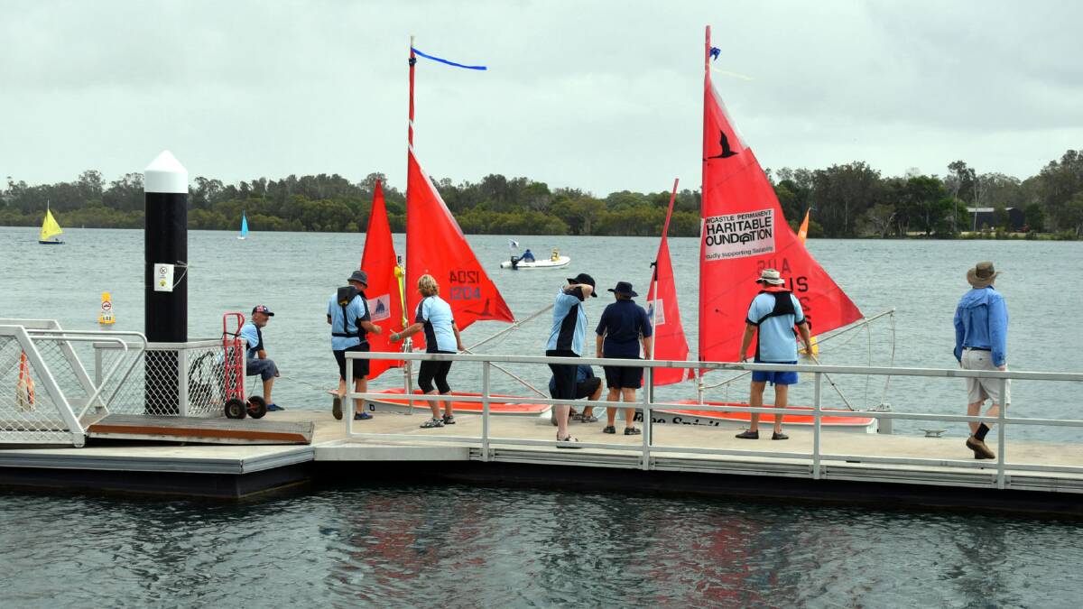 Sailability in action at MacInherney Park in Port Macquarie.