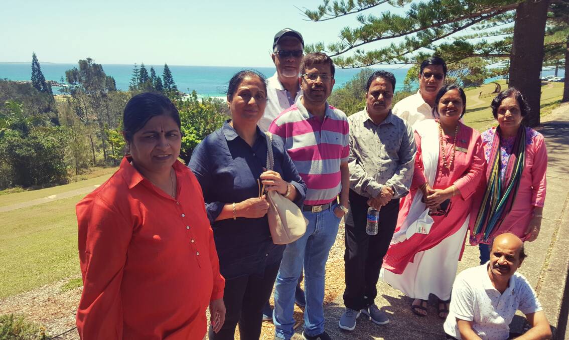 FRIENDS: A delegation of Rotarians from India have been exploring Port Macquarie for the last few days. Photo: Laura Telford.