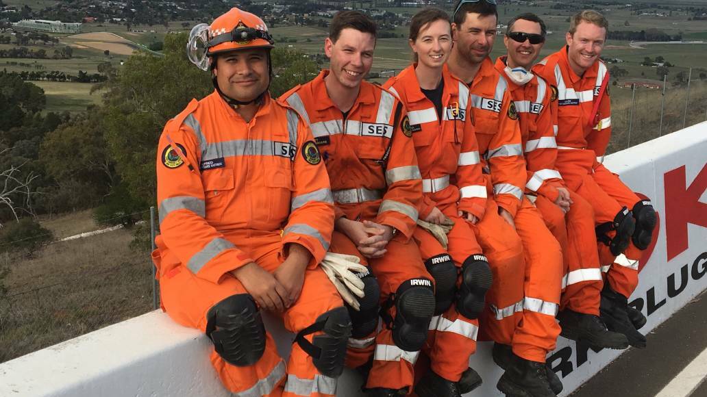  THE BEST: Port Macquarie SES members in Tasmania where they beat teams from all over Australia in November 2017.