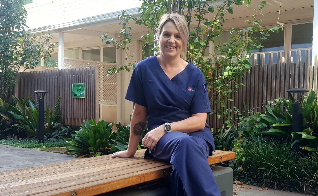 PASSION: Renal nurse Kirsty Keough says she loves her job because of the bond she develops with her patients. PHOTO: Laura Telford.