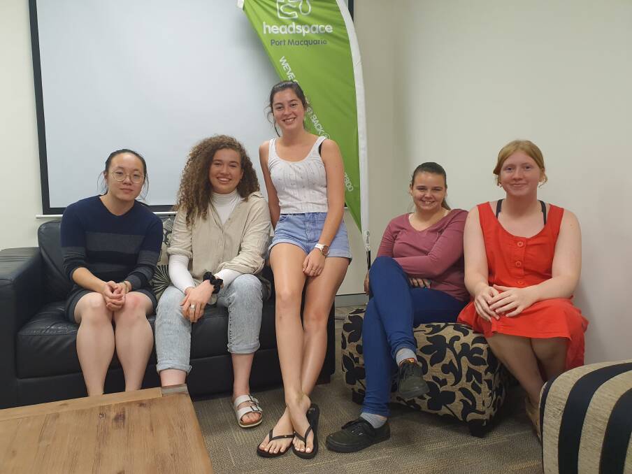 ADVOCATE: Members of the 2020 Youth Reference Group at headspace Port Macquarie. PHOTO: Laura Telford.