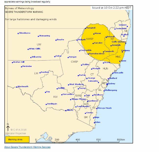 STORMS ARE COMING: Bureau of Meteorology have issued a severe weather warning for the Mid North Coast. 